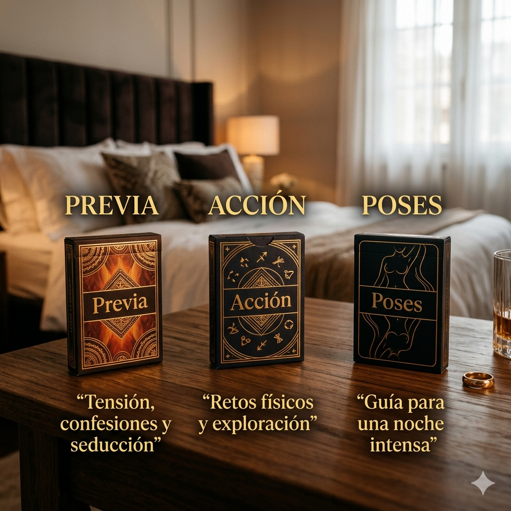 3×1 para Parejas - Cartas para la previa | Cartas para la acción | Poses ( Version fisica )